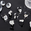 304 Stainless Steel Cuff Rings RJEW-PH01323-4