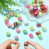 45Pcs 9 Styles Plastic Round Bead & Acrylic Beads Kits MACR-CJ0002-45-5