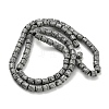 Electroplated Natural Lava Rock Beads Strands G-Z032-J04-12C-2