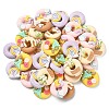 50Pcs 5 Styles Opaque Resin Cabochons RESI-CJ0002-84-3