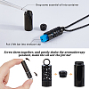 2Pcs 2 Styles Stainless Steel Perfume Bottle Necklaces NJEW-FH0001-30B-5