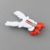 Christmas Party Accessories Supplies Iron with Cloth Reindeer Deer Alligator Hair Clips PHAR-R116-11-2