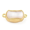 Rectangle Brass Box Clasps KK-P291-48G-02-1