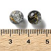 Transparent Crackle Acrylic Beads DACR-D300-01D-8mm-3
