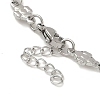 304 Stainless Steel Link Chain Bracelet Making STAS-K252-20C-P-3
