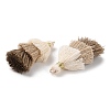 Polycotton Tassel Pendant Decorations GLAA-K060-07KCG-10-2