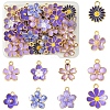 40Pcs 10 Styles Eco-Friendly Zinc Alloy Pendants FIND-FS0003-47-1