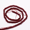 Dyed Natural Malaysia Jade Rondelle Beads Strands G-E315-2x3mm-07-2
