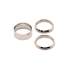 3Pcs 316 Stainless Steel Grooved Finger Ring Settings FIND-WH0105-09B-P-2