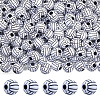 200Pcs Opaque Acrylic Beads MACR-PA0001-15-1