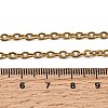 304 Stainless Steel Cable Chain Necklaces STAS-O053-33G-3