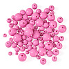 100Pcs 5 Styles Opaque Acrylic Beads MACR-TADJ0001-12F-3