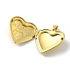 Brass Locket Pendants KK-C092-25G-12-2