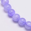 Dyed Natural Green Jade Beads Strands JBS053-6MM-29-1