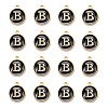 Golden Plated Alloy Charms X-ENAM-S118-02B-2