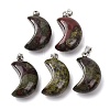 Natural Dragon Blood Pendants G-F820-02B-01-1