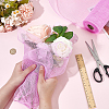 Plastic Grid Mesh Flower Bouquets Wrapping Paper DIY-WH0308-539C-3