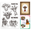 Custom Summer Theme PVC Plastic Clear Stamps DIY-WH0631-0758-1