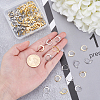  120Pcs 4 Style 304 Stainless Steel Leverback Earring Findings STAS-NB0001-17-3