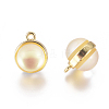 Synthetic Moonstone Charms G-L558-02B-1