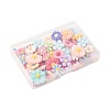 100Pcs 10 Styles Opaque Resin Cabochons CRES-FS0001-25-6