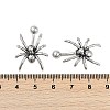 Spider 316 Surgical Stainless Steel Dangle Belly Button Rings EJEW-G416-09AS-5