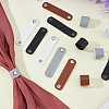 20Pcs 4 Colors PU Leather Scarf Clips AJEW-HS0001-39-3