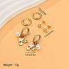 3 Pairs Elegant Stainless Steel Earring Sets OF1161-2-2
