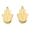 Ion Plating(IP) 201 Stainless Steel Pendants STAS-N098-243LG-1