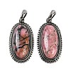 Natural Rhodonite Pendants G-I370-07AS-03-1