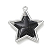 Spray Painted Alloy Pendants AL-CBA5B8E-14P-01-1