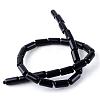 Natural Obsidian Bead Strands G-R356-55-2