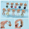 20Pcs 10 Styles Glass Jar Glass Bottles AJEW-PH01592-4