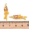 Brass Enamel Pendants KK-CBA3297-05A-G02-3