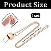 Alloy Rose Rhinestone Whistle Pendant Necklaces NJEW-WH20001-24G-02-2