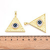 Brass Resin Pendants KK-T070-97-3