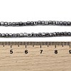 Synthetic Terahertz Stone Beads Strands G-H327-L03-01-4
