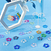 120Pcs 12 Colors Transparent Acrylic Beads MACR-PH0002-08-4