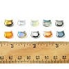 45Pcs 9 Colors Electroplate Glass Beads FIND-FS0002-80-5