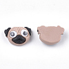 Resin Puppy Cabochons CRES-S363-28A-2