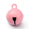 Baking Paint Brass Bell Pendants KK-WH0044-35C-2