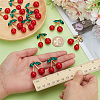 12Pcs Alloy & Rhinestone & Plastic Pendants FIND-FG0004-29-3