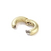 Brass Spring Gate Rings KK-M293-53G-2