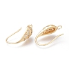 Brass Earring Hooks KK-H102-04G-2