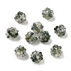 Natural Moss Agate Woven Beads GG-CBA2E9C-F28-01-1
