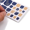 Full-Cover Glitter Powder Toenail Wraps Stickers MRMJ-R112-ZXJ-094-2