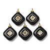 Natural Obsidian Pendants GG-CBAA798-03G-05-1