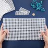 Plastic Mesh Canvas Sheets LS-KY-WH0020-75-4