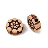 Opaque Acrylic Imitation Wood Beads AC-CBAB80E-01E-2