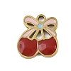 304 Stainless Steel Enamel Charms STAS-I338-01G-19-1
